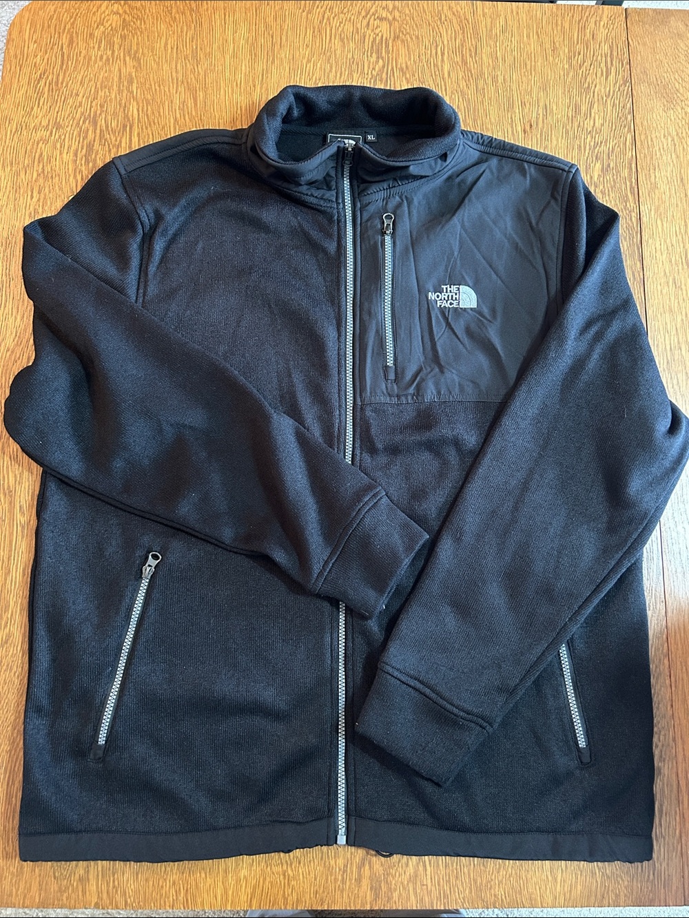 The North Face Black Men's Full-Zip Fleece Jacket